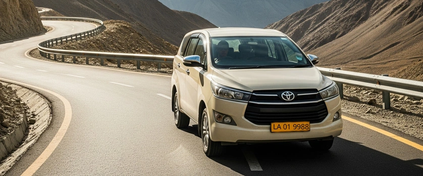 Leh to Chandigarh Taxi Service